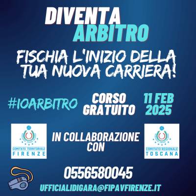 Indizione Corso Arbitro Indoor