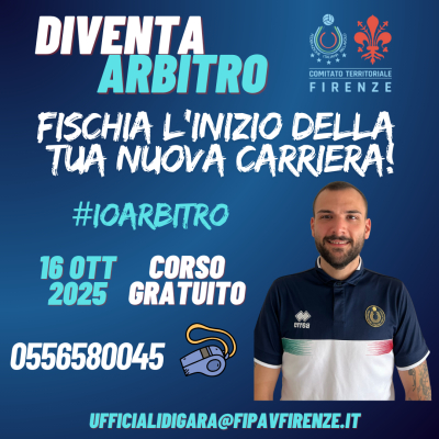 Diventa Arbitro di Pallavolo!