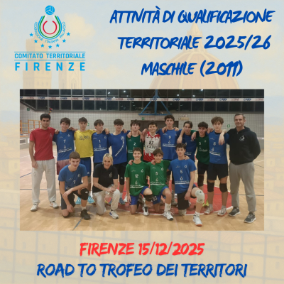 Attività di qualificazione maschile territoriale 2025/2026 - Atleti 2011