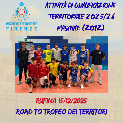 Attività di qualificazione maschile territoriale 2025/2026 - Atleti 2012