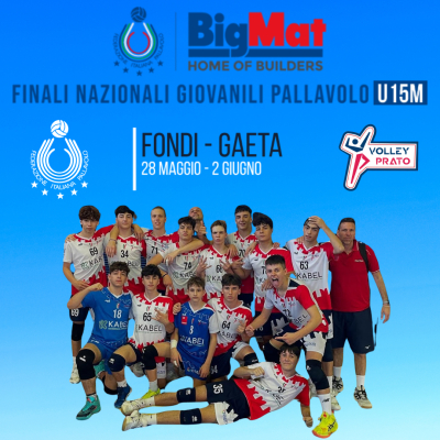 Complimenti a Volley Prato tra le prime dieci Under 15 italiane
